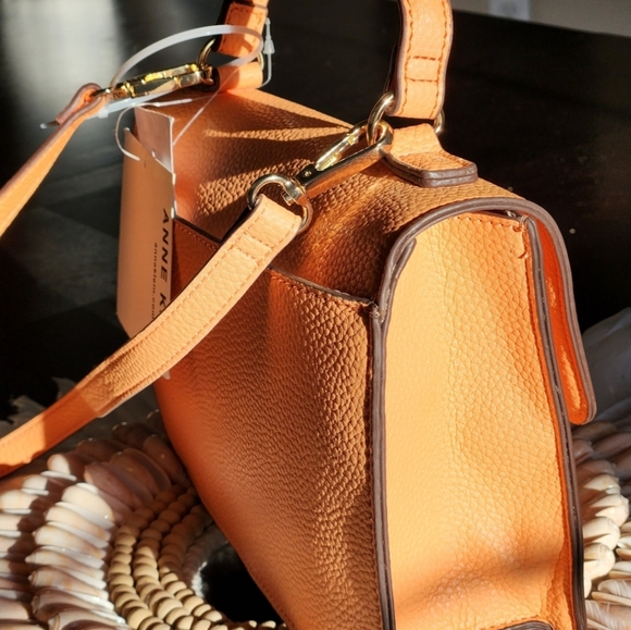 anne klein mini backpack Two For One Perforated Satchel Handbag with Chain  ShopCGX 4 handle drop Anne Klein | Bags |